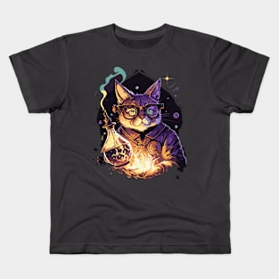 The Alchemist Cat Kids T-Shirt